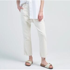 Amo 28 Easy Army Trousers in Bone White